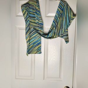 Unbranded Striped Multicolored Women’s Scarf  72"×12"